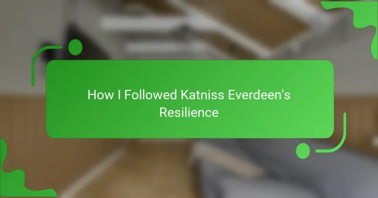 How I Followed Katniss Everdeen’s Resilience