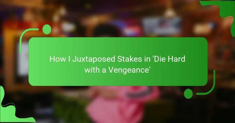 How I Juxtaposed Stakes in ‘Die Hard with a Vengeance’
