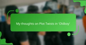 My thoughts on Plot Twists in ‘Oldboy’